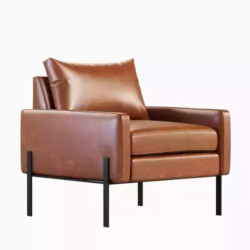 Gunnison Cognac Leather Chair