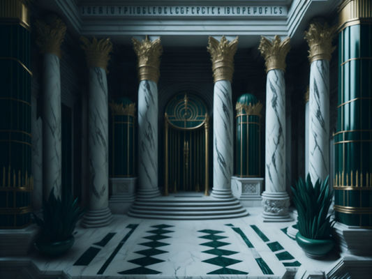 Fantasy Themed Image Backdrops Low-poly 3D model_8