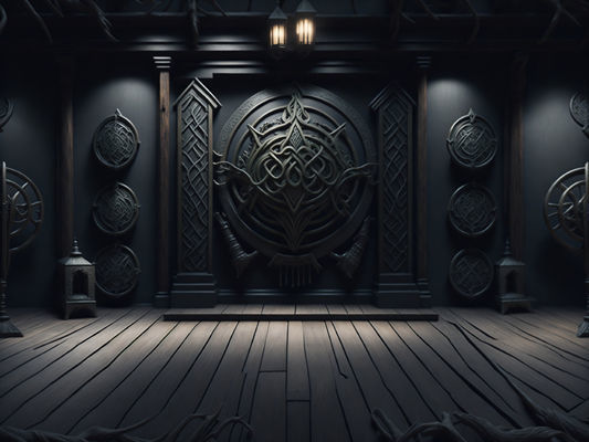 Fantasy Themed Image Backdrops Low-poly 3D model_18