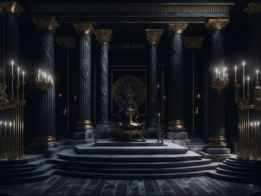 Fantasy Themed Image Backdrops Low-poly 3D model_10