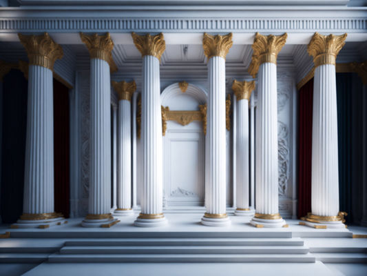 Fantasy Themed Image Backdrops Low-poly 3D model_5