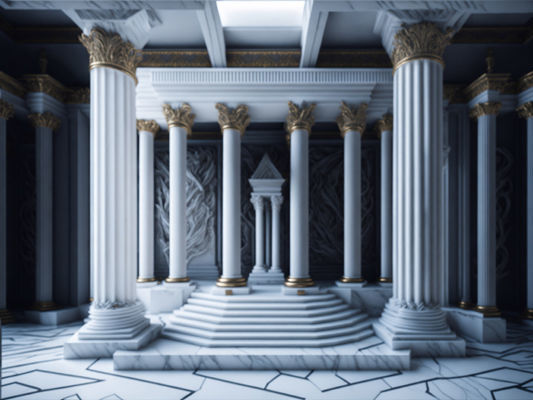 Fantasy Themed Image Backdrops Low-poly 3D model_6