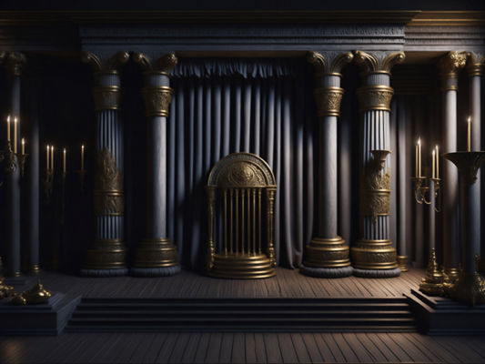 Fantasy Themed Image Backdrops Low-poly 3D model_11