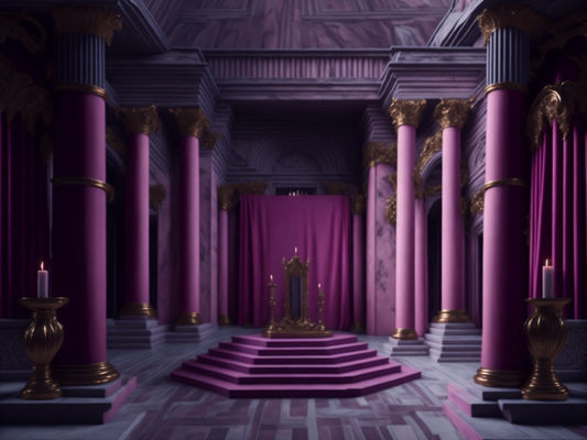 Fantasy Themed Image Backdrops Low-poly 3D model_7