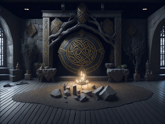 Fantasy Themed Image Backdrops Low-poly 3D model_19