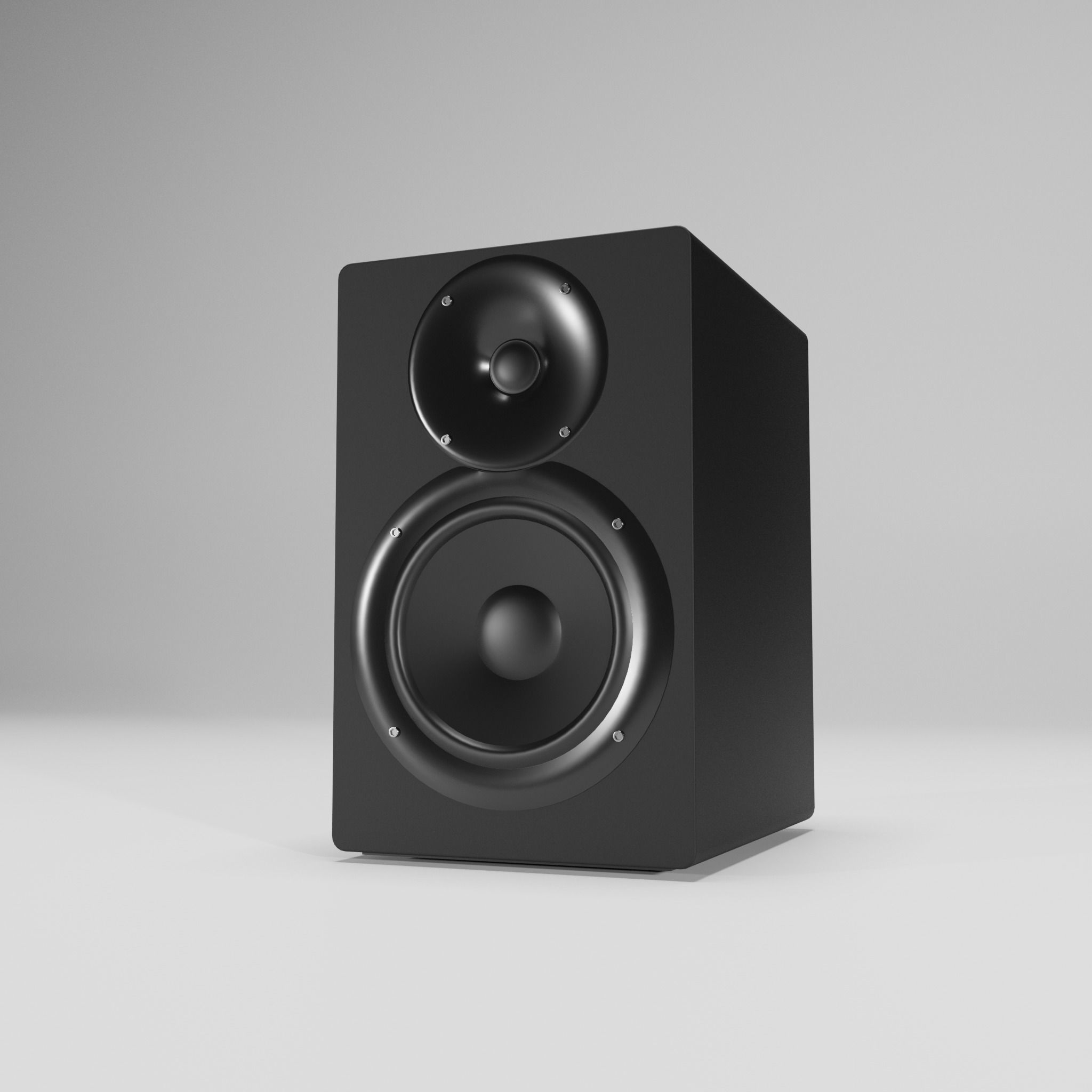 Studio monitor speaker 3D model CGTrader