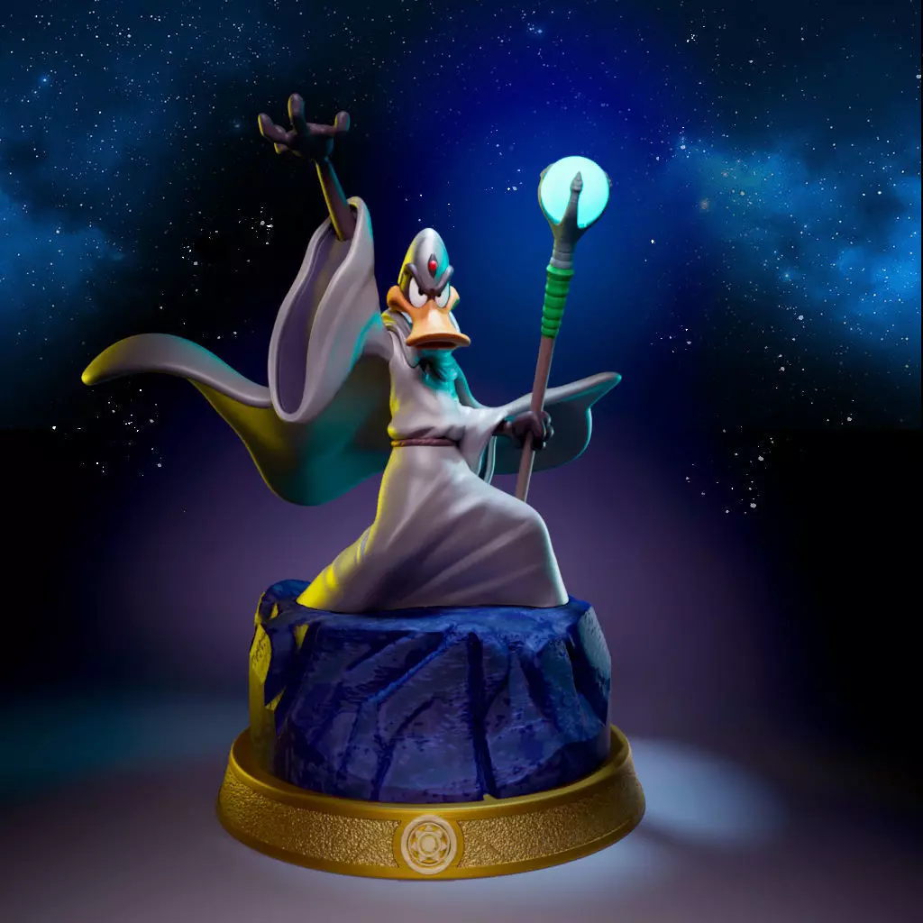 Duff Duck-The Wizard 3D print model
