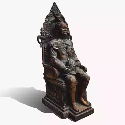 Statue - Chulalongkorn Former King Of Thailand 3D print model