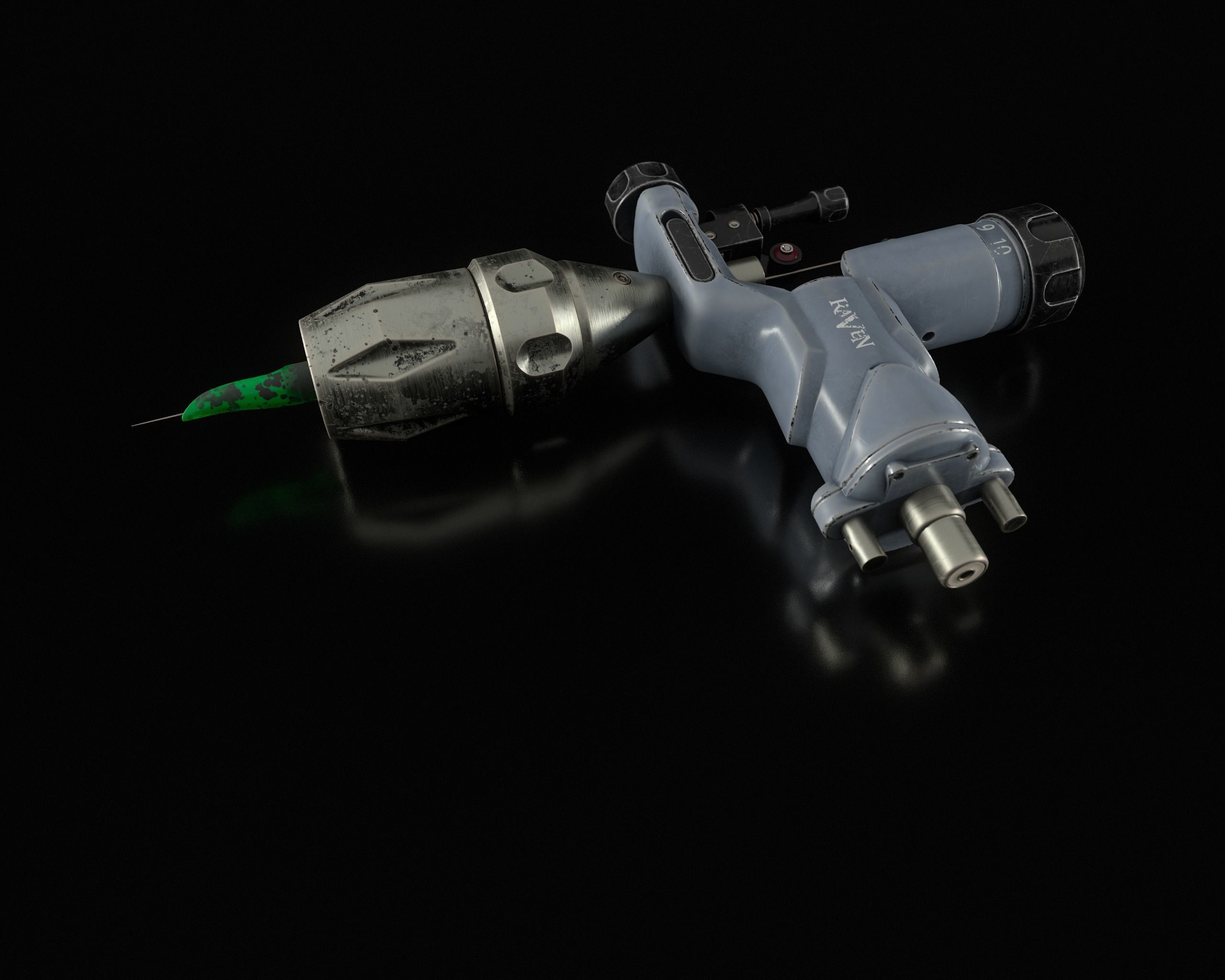 Rotary Tattoo Machine 3D Model Low-poly 3D model_20