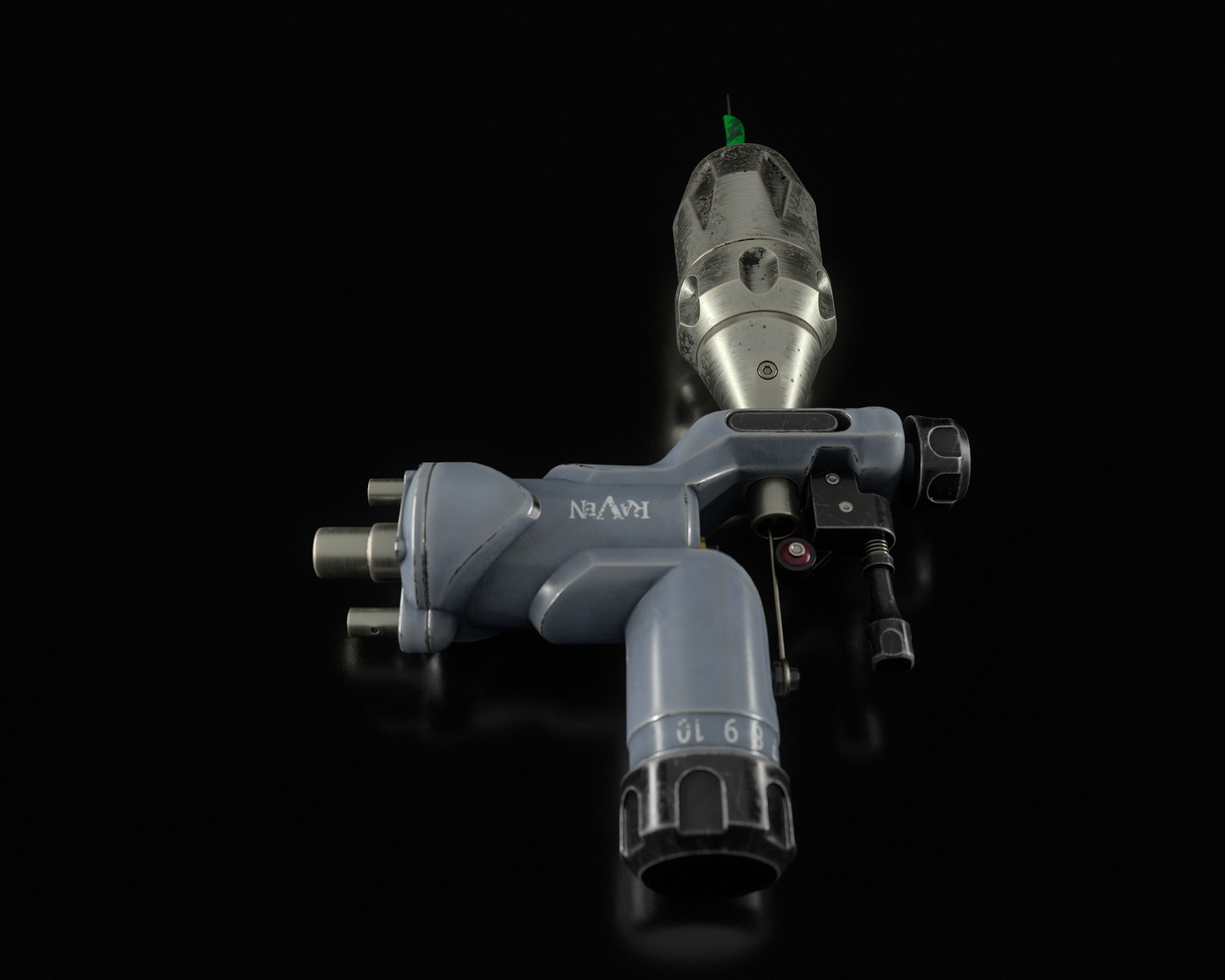 Rotary Tattoo Machine 3D Model Low-poly 3D model_17