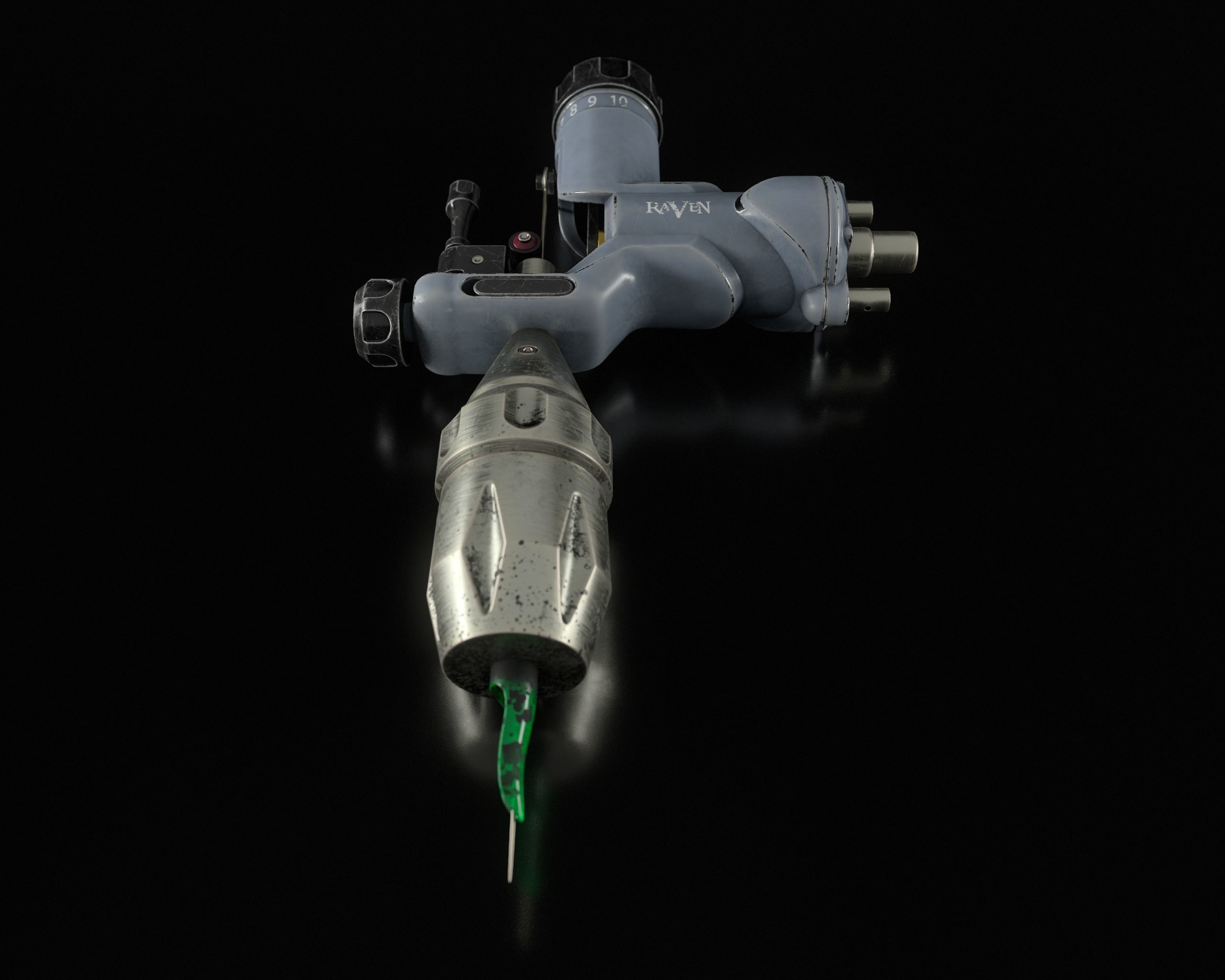 Rotary Tattoo Machine 3D Model Low-poly 3D model_12