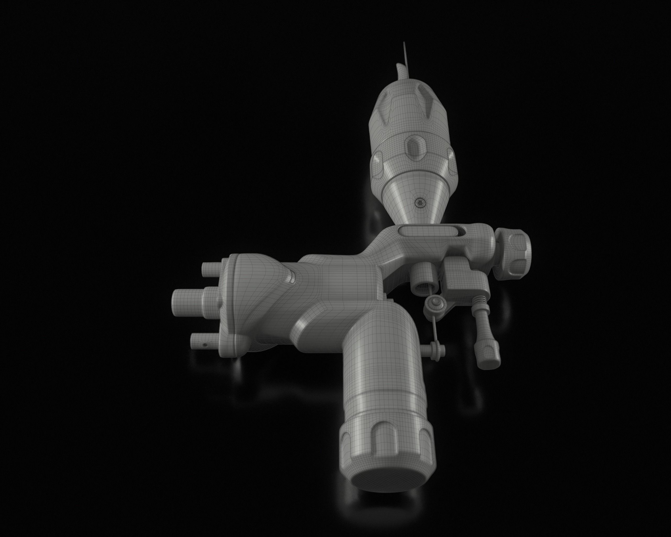 Rotary Tattoo Machine 3D Model Low-poly 3D model_27