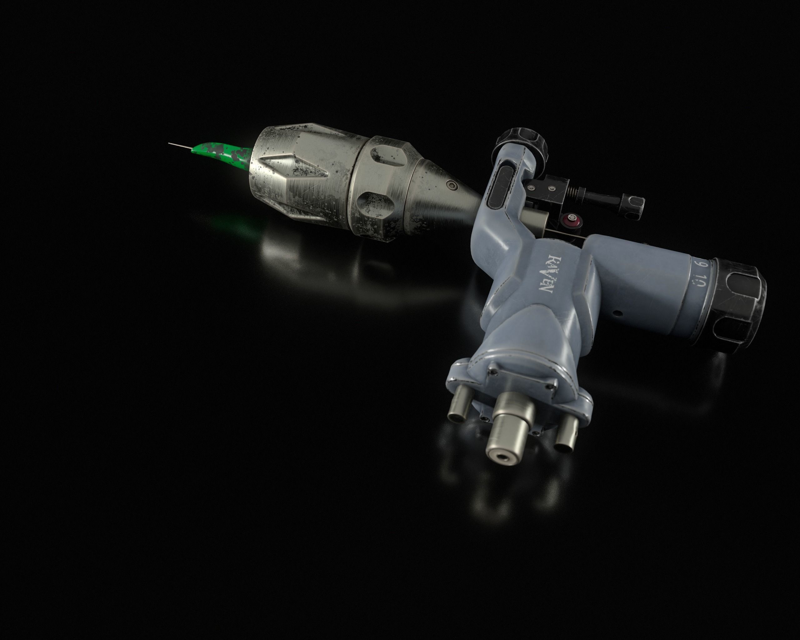 Rotary Tattoo Machine 3D Model Low-poly 3D model_19