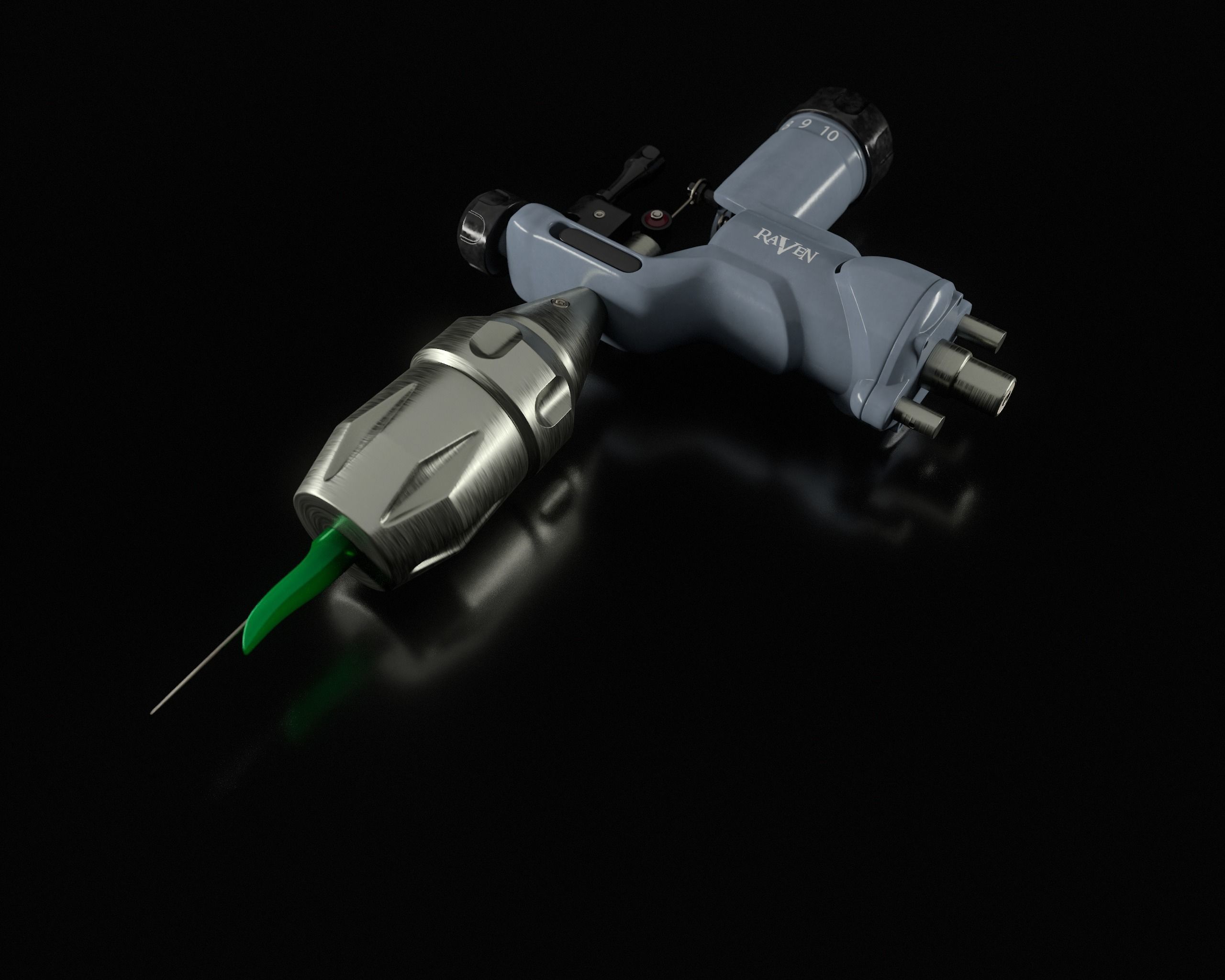 Rotary Tattoo Machine 3D Model Low-poly 3D model_41