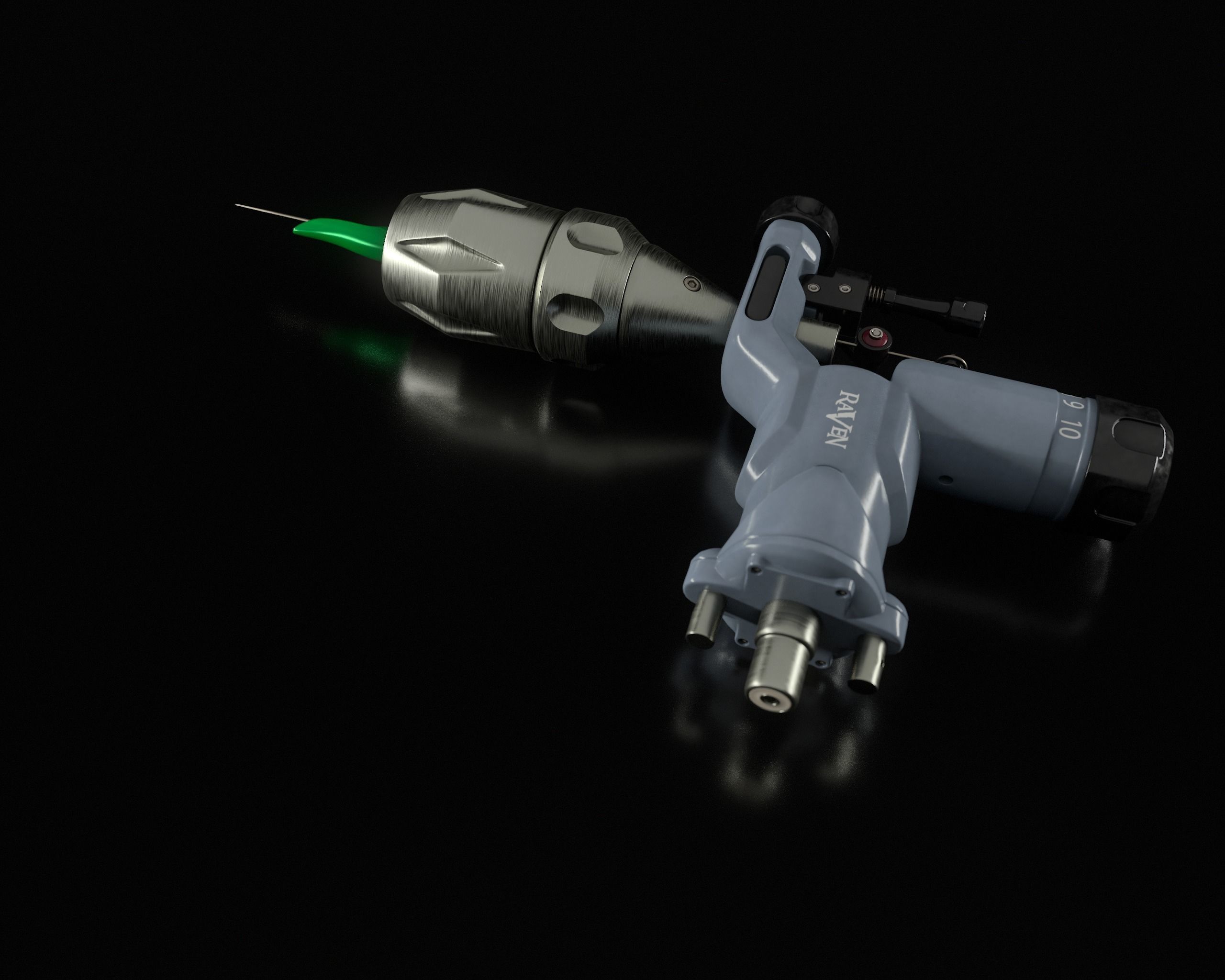 Rotary Tattoo Machine 3D Model Low-poly 3D model_39