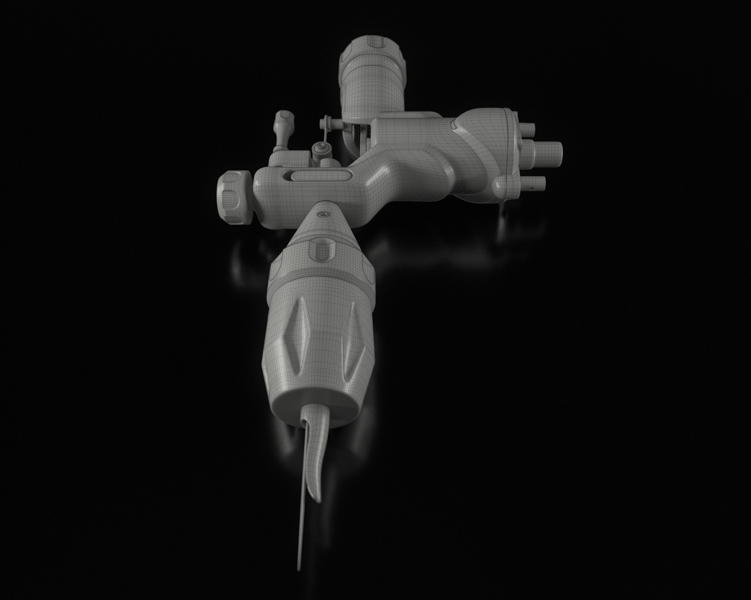 Rotary Tattoo Machine 3D Model Low-poly 3D model_22