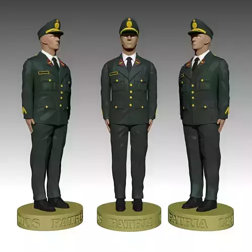 Figura coleccionable policia 3D print model