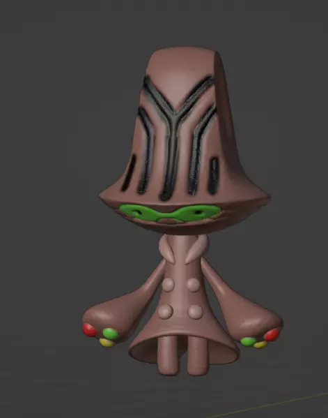 Beheeyem 3D print model_0