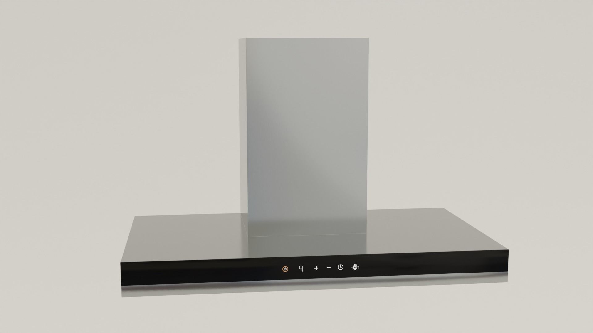 Modern Kitchen Appliance Cooker Hood 3D model_3