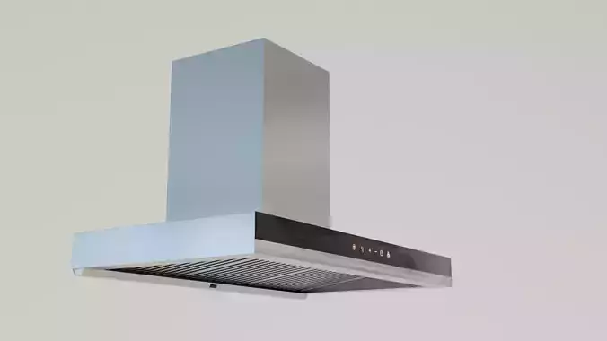 Modern Kitchen Appliance Cooker Hood 3D model