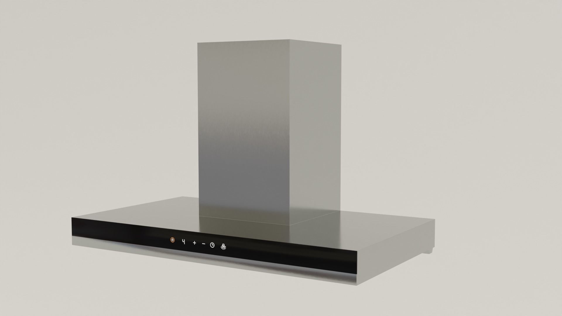 Modern Kitchen Appliance Cooker Hood 3D model_2