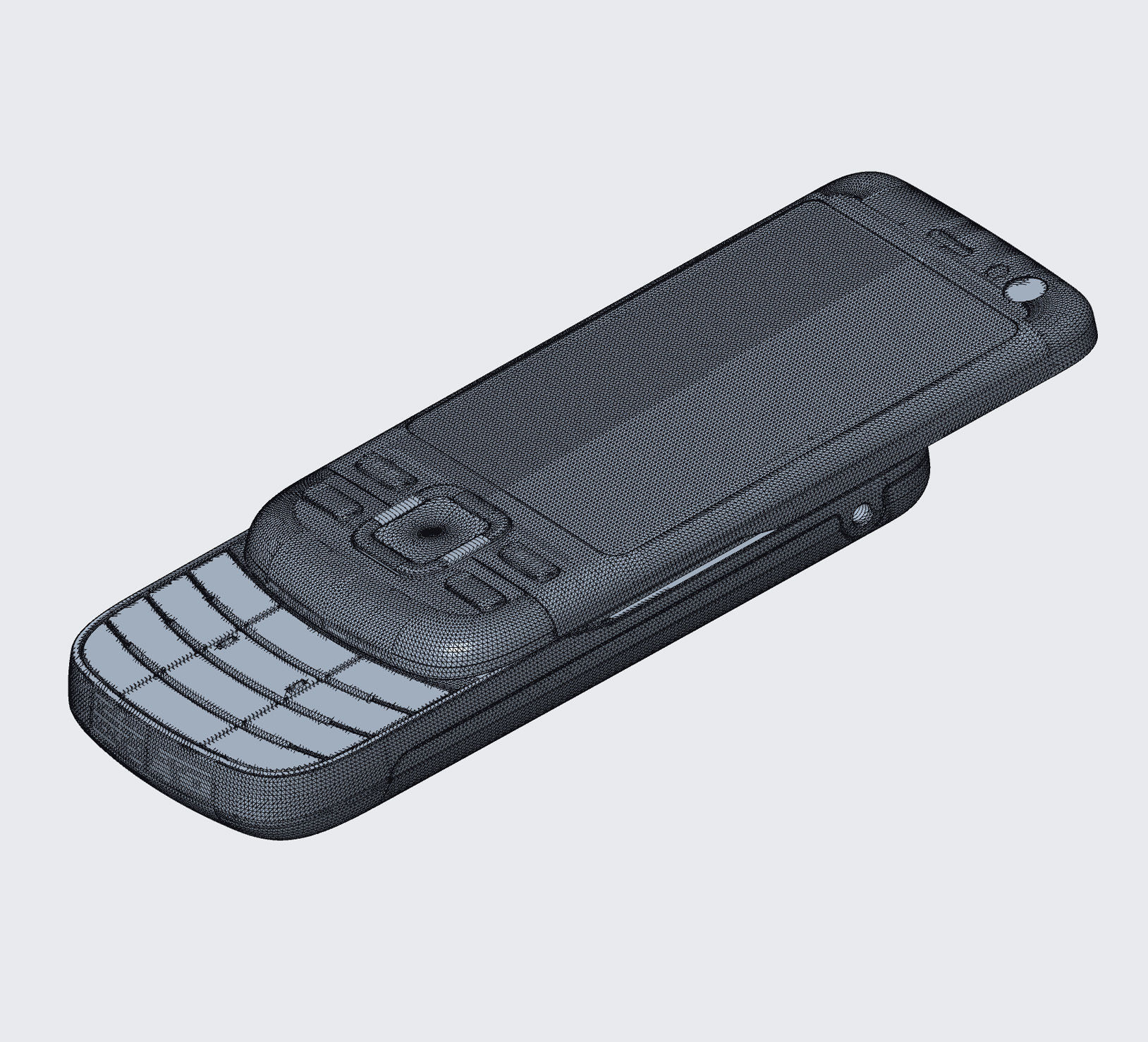 Nokia 6600i  3D print model_6