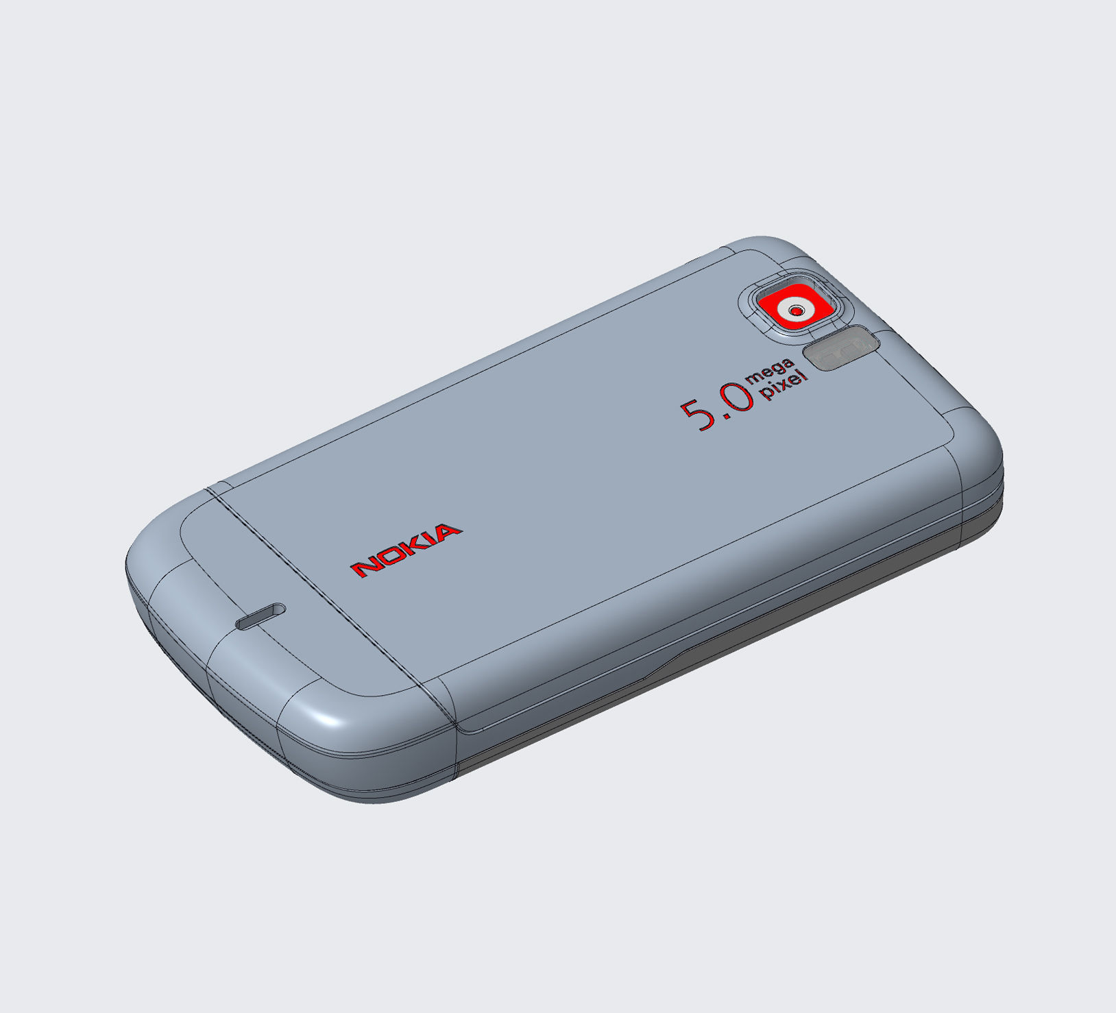 Nokia 6600i  3D print model_4