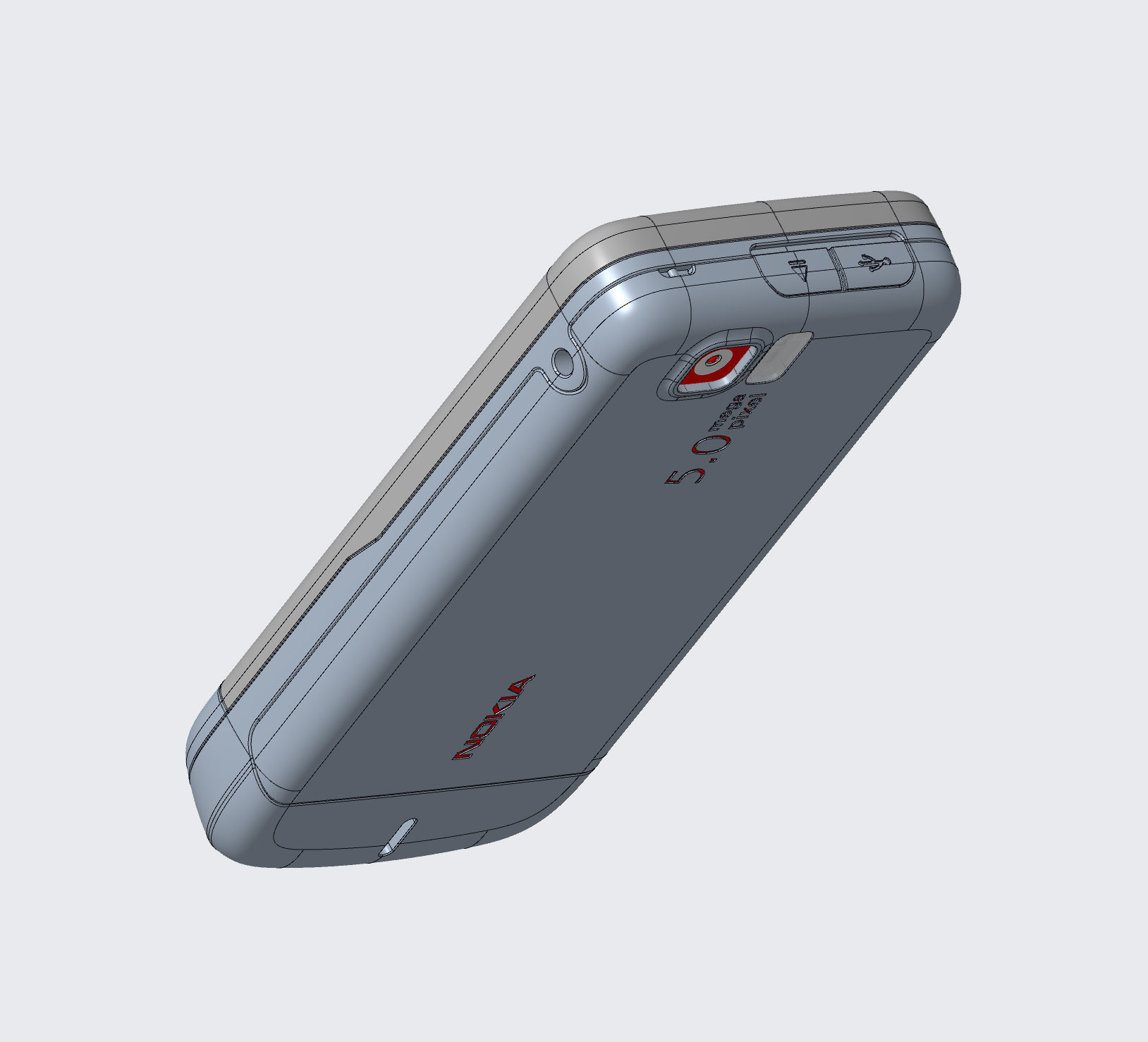 Nokia 6600i  3D print model_5