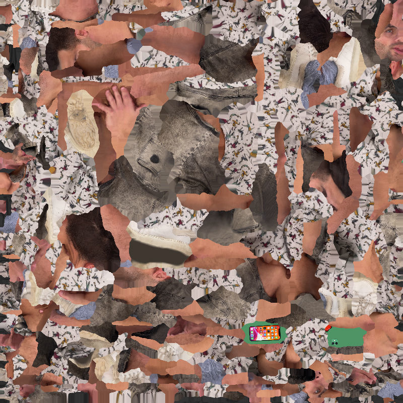 Sitting Observer Young Man in Casual T-shirt and Shorts 3D model_16