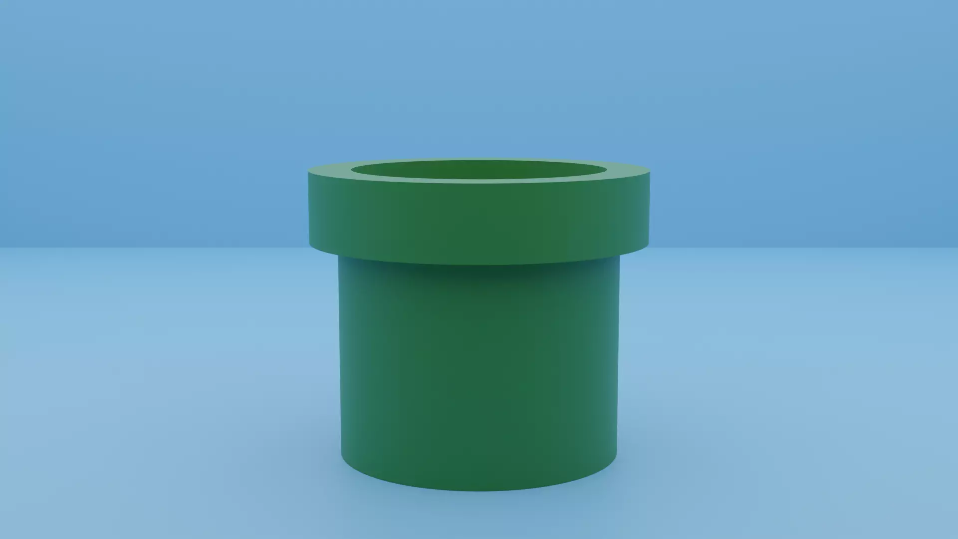 Mario Pipe Pot Plant 3D print model