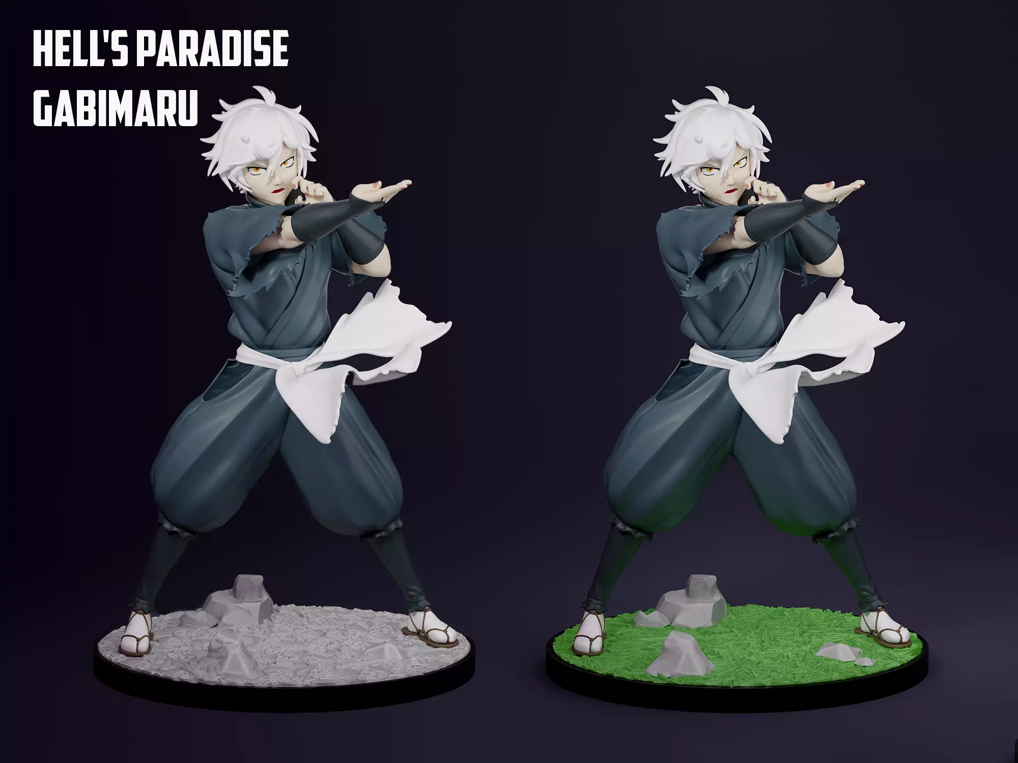 Gabimaru - Hells Paradise 3D print model_0