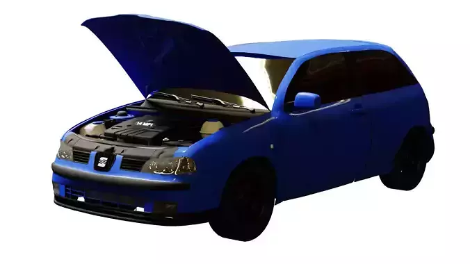 Seat Ibiza 2 1999-2002 Free 3D model