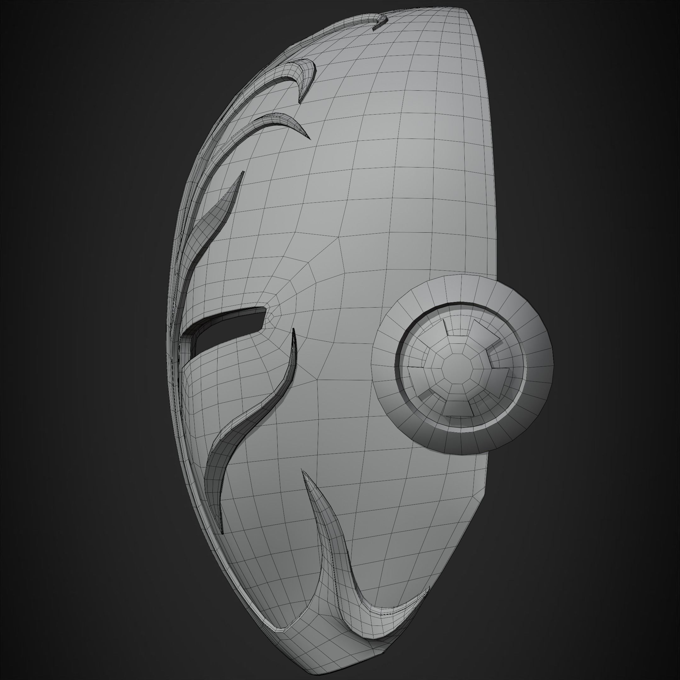 Star Wars Jedi Temple Guard Mask for Cosplay 3D print model_14