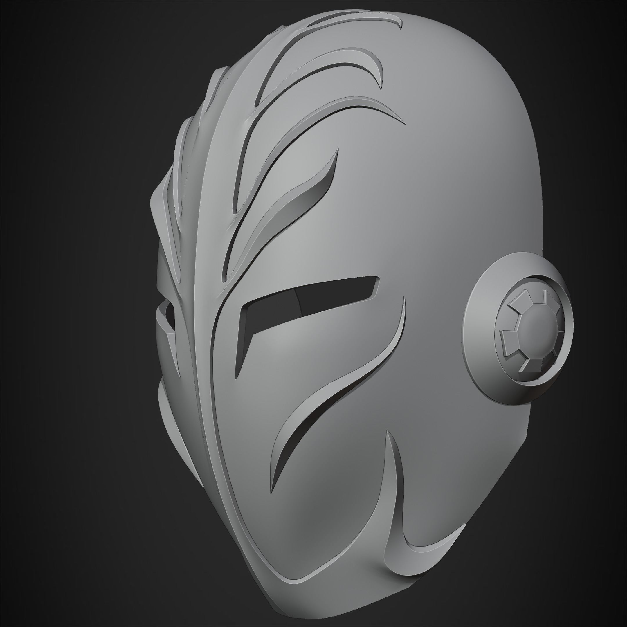 Star Wars Jedi Temple Guard Mask for Cosplay 3D print model_13