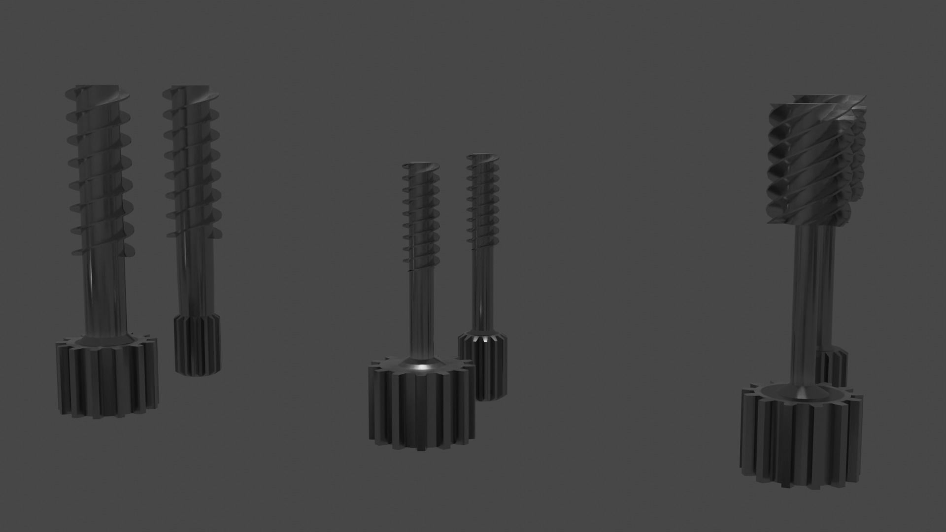 Gear Collection - 43 Gears Free low-poly 3D model_7