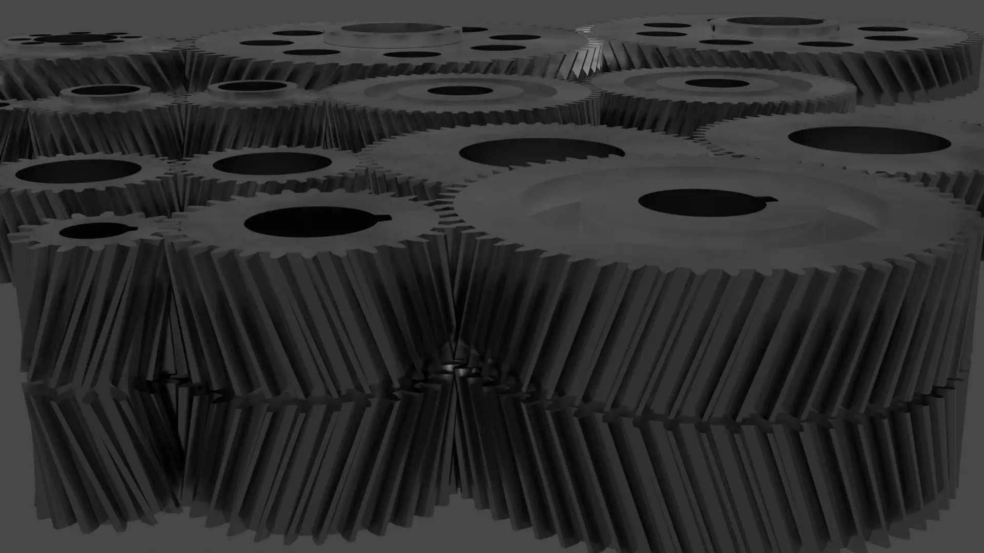 Gear Collection - 43 Gears Free low-poly 3D model_0