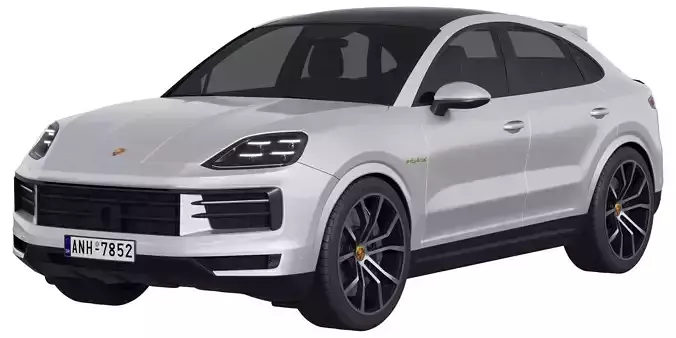 Porsche Cayenne E-Hybrid Coupe 2024 3D model