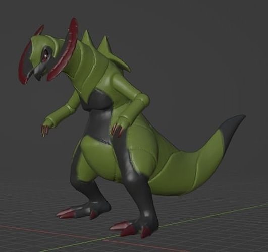 Haxorus 3D print model
