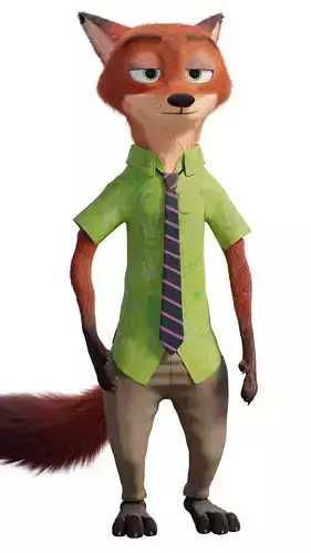 Nick Wilde 3D model