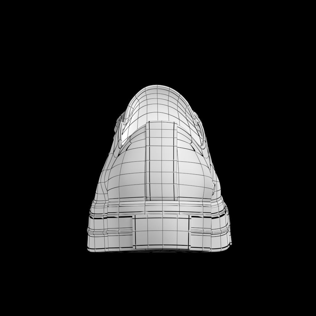 Converse Shoes - All Star Classic - Charcoal - Lowpoly 3D model Low-poly 3D model_17