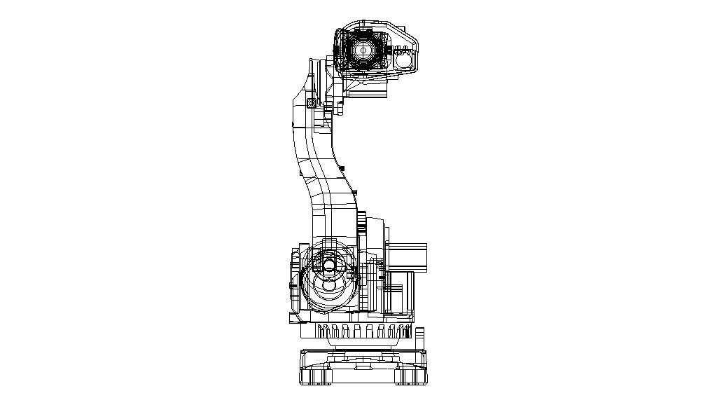 ABB IRB 6600 225 Robot Free 3D model_12