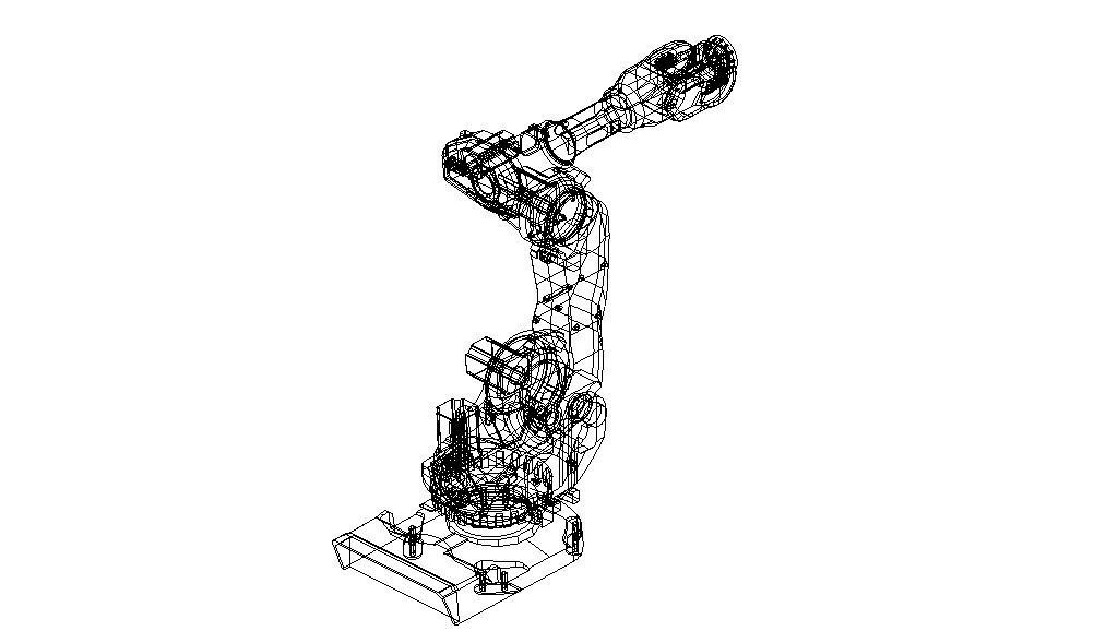 ABB IRB 6600 225 Robot Free 3D model_27