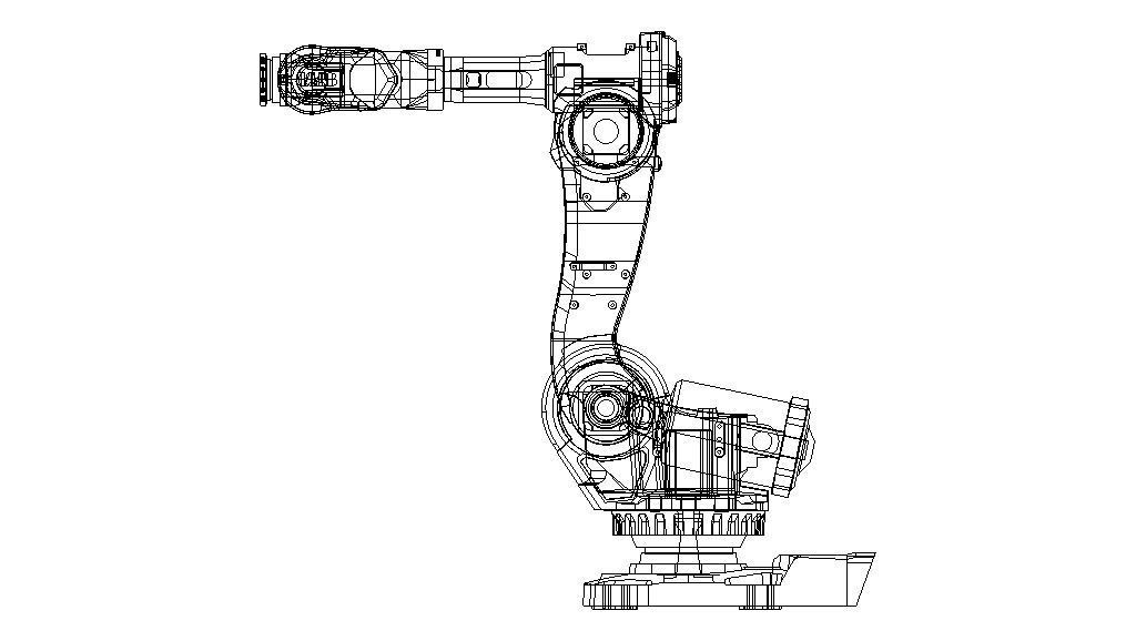 ABB IRB 6600 225 Robot Free 3D model_6