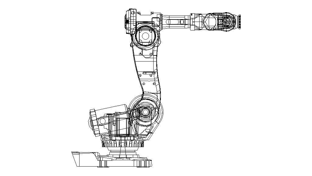 ABB IRB 6600 225 Robot Free 3D model_24