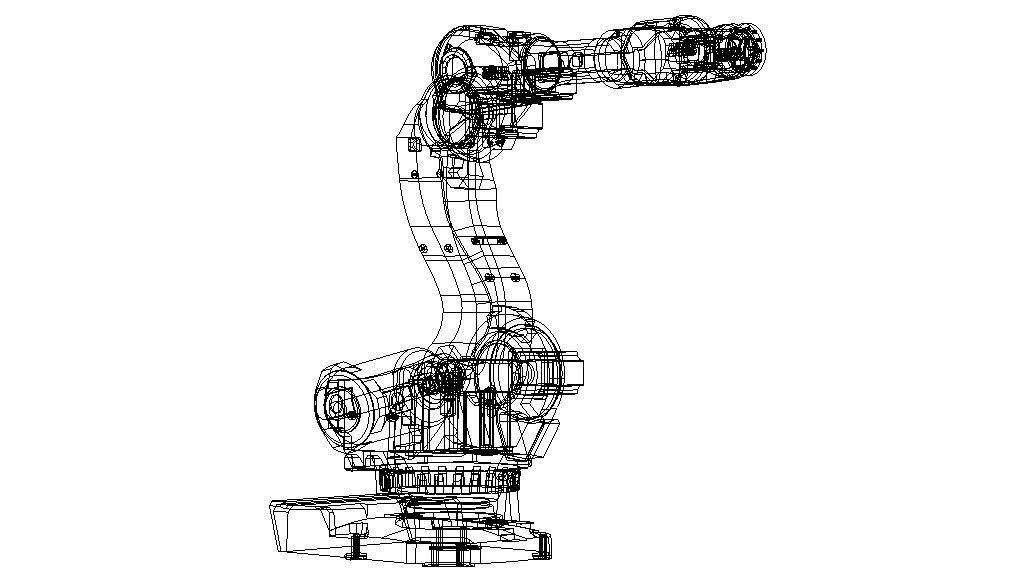 ABB IRB 6600 225 Robot Free 3D model_21