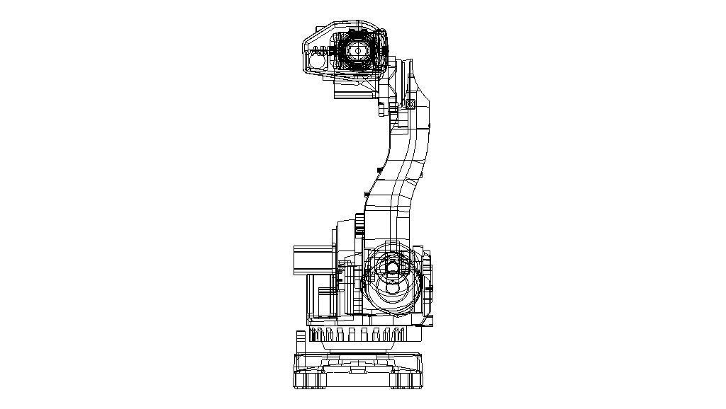 ABB IRB 6600 225 Robot Free 3D model_28