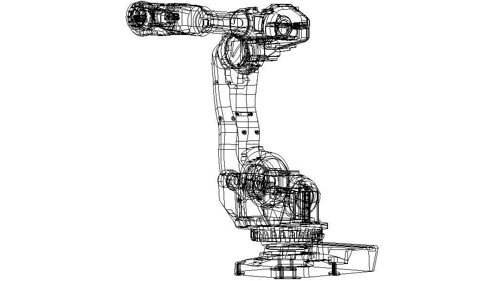 ABB IRB 6600 225 Robot Free 3D model_9