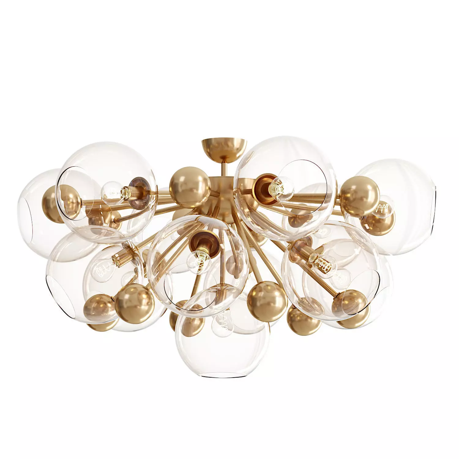 Soleil chandelier 3D model_0