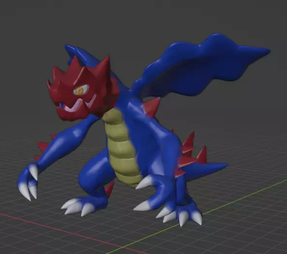 Druddigon 3D print model_0