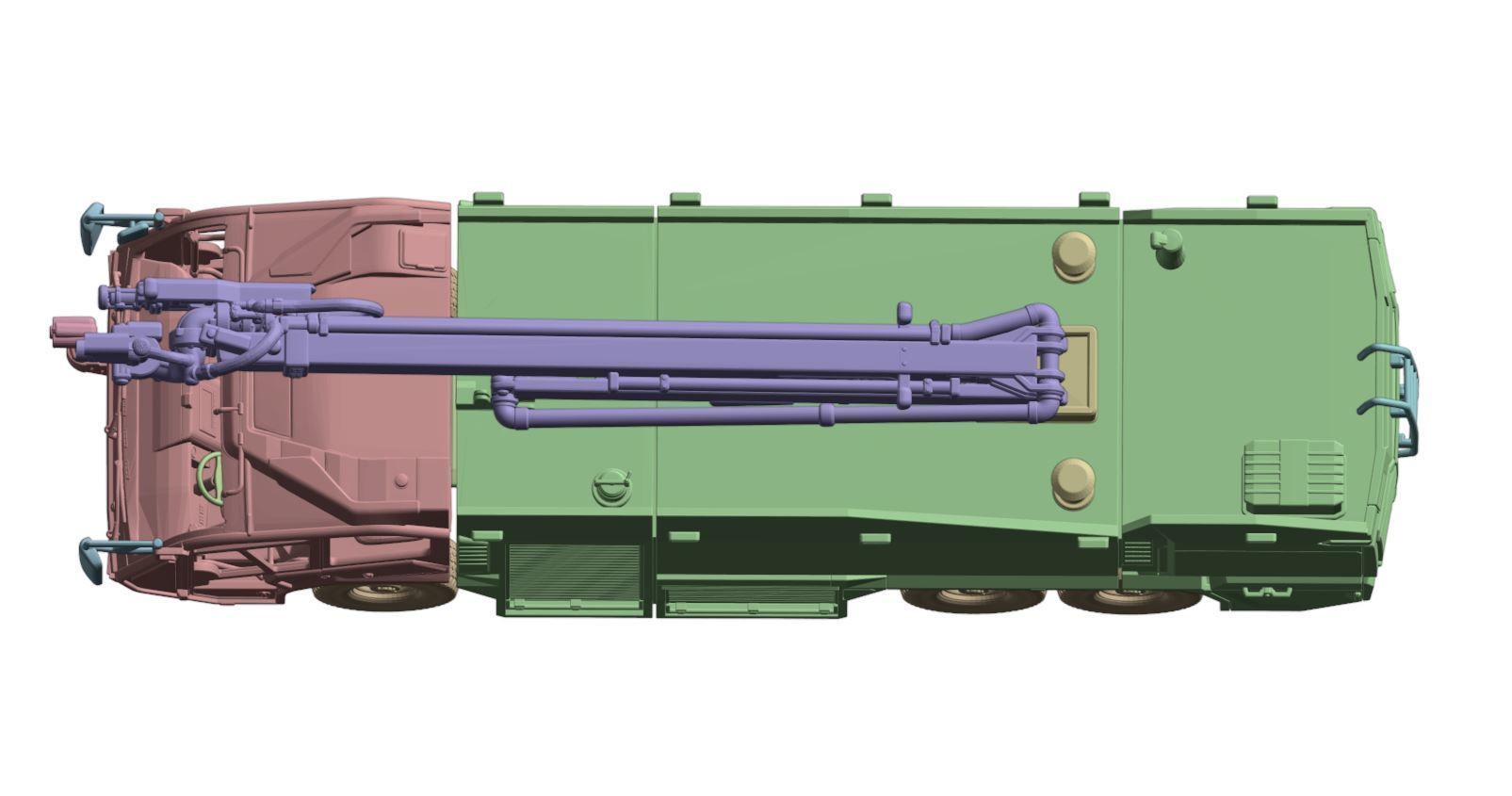 Rosenbauer Panther 6x6 print  3D print model_3